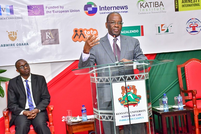 Emeritus Chief Justice of the Republic of Kenya Willy Mutunga
