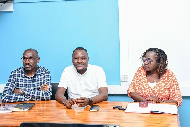 Dr. Njehia seated far left