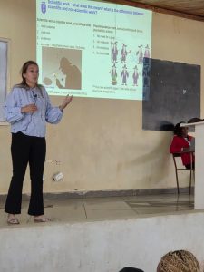 Erasmus guest delivering her lecture to Sociology students at Science Zone (SZ) Hall 39 on Thursday, 17th September, 2026.